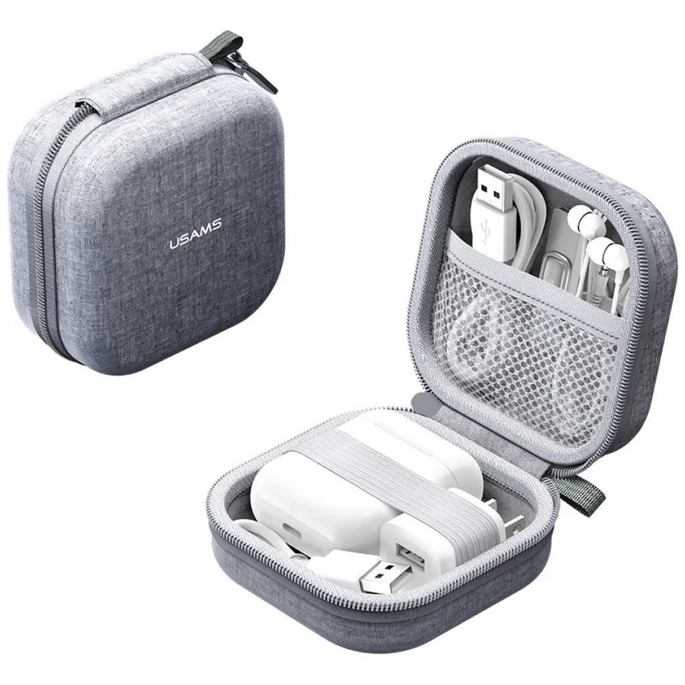Hurtownia GSM - Carcasa pentru căști TWS USAMS ZB351 Gri - USA1231 - {ean13} - Hurt