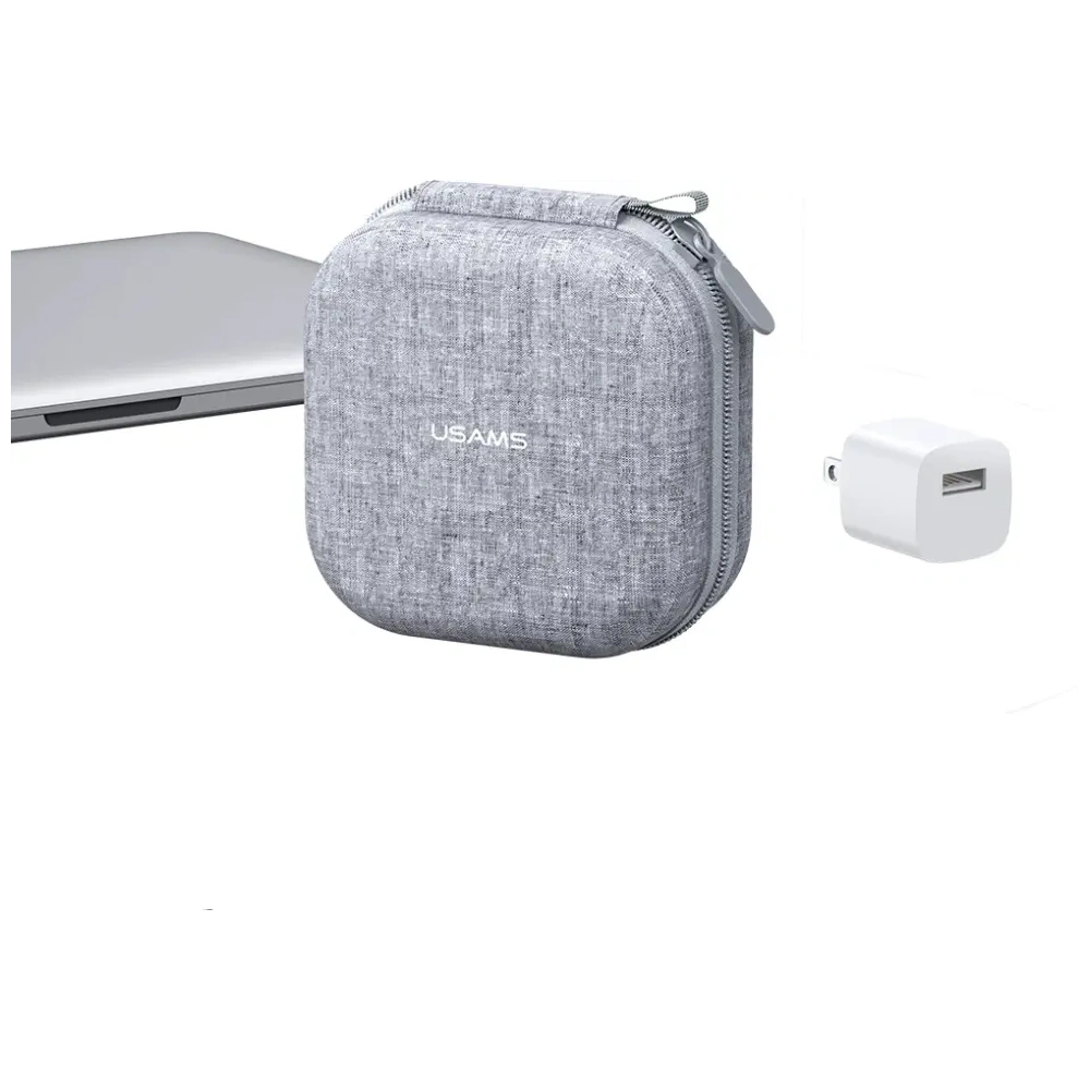 Hurtownia GSM - Carcasa pentru căști TWS USAMS ZB351 Gri - USA1231 - {ean13} - Hurt