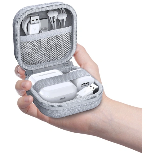 Etui na słuchawki TWS USAMS ZB351 szary