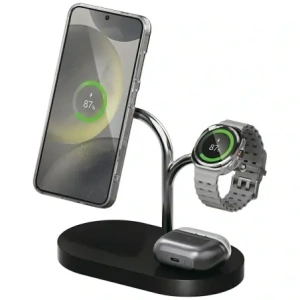 Wholesale Samsung GP-PWU024 Qi2.0 MPP 3-in-1 Wireless Charger Black - SMG1315 - {ean13} - Hurt