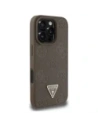 Hurtownia GSM - Guess Grained Hot Stamp Peony Triangle Logo MagSafe Apple iPhone 16 Pro barna - GUE4519 - {ean13} - Hurt