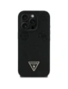 Hurtownia GSM - Guess Grained Hot Stamp Peony Triangle Logo MagSafe Apple iPhone 16 Pro negru - GUE4520 - {ean13} - Hurt
