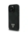 Hurtownia GSM - Guess Grained Hot Stamp Peony Triangle Logo MagSafe Apple iPhone 16 Pro Max fekete - GUE4522 - {ean13} - Hurt