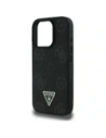 Hurtownia GSM - Guess Grained Hot Stamp Peony Triangle Logo MagSafe Apple iPhone 16 Pro Max fekete - GUE4522 - {ean13} - Hurt