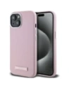 Karl Lagerfeld FW Metal Plate MagSafe Apple iPhone 15 pink