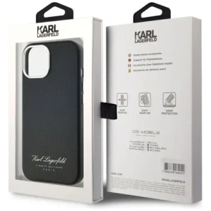 Hurtownia GSM - Karl Lagerfeld hotel RSG Apple iPhone 15 negru - KLD22007 - {ean13} - Hurt