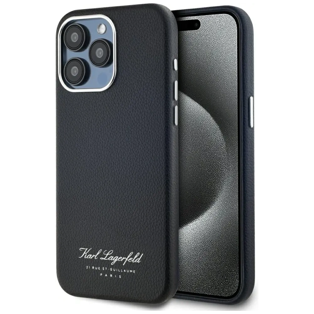 Wholesale Karl Lagerfeld hotel RSG Apple iPhone 15 Pro black - KLD22008 - {ean13} - Hurt