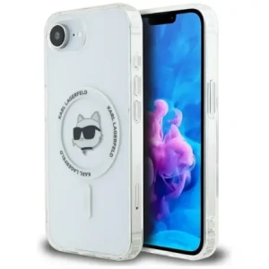 Wholesale Karl Lagerfeld IML Metal Choupette Head MagSafe Apple iPhone 16e white - KLD22009 - {ean13} - Hurt