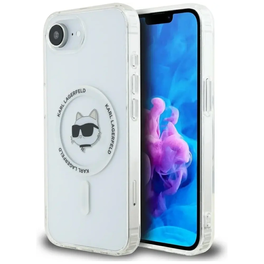 Hurtownia GSM - Karl Lagerfeld IML Metal Choupette Head MagSafe Apple iPhone 16e alb - KLD22009 - {ean13} - Hurt