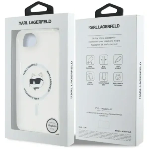 Hurtownia GSM - Karl Lagerfeld IML Metal Choupette Head MagSafe Apple iPhone 16e alb - KLD22009 - {ean13} - Hurt