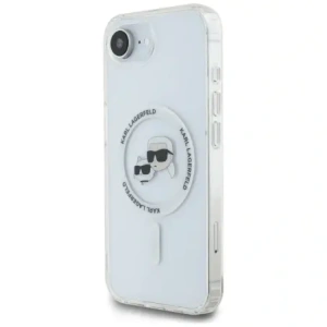 Hurtownia GSM - Karl Lagerfeld IML Metal Karl & Choupette Heads MagSafe Apple iPhone 16e alb - KLD22010 - {ean13} - Hurt