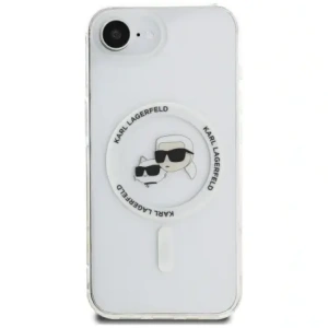 Hurtownia GSM - Karl Lagerfeld IML Metal Karl & Choupette Heads MagSafe Apple iPhone 16e alb - KLD22010 - {ean13} - Hurt
