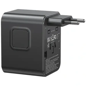 Hurtownia GSM - USAMS Reiseadapter CC308 USB-C + USB-A 17W 4in1 US/AU/EU/UK schwarz - USA1232 - {ean13} - Hurt