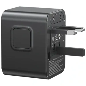 Hurtownia GSM - Adaptor de călătorie USAMS CC308 USB-C + USB-A 17W 4in1 US/AU/EU/UK negru - USA1232 - {ean13} - Hurt