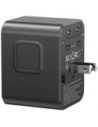 Hurtownia GSM - Adaptor de călătorie USAMS CC308 USB-C + USB-A 17W 4in1 US/AU/EU/UK negru - USA1232 - {ean13} - Hurt