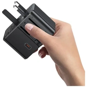 Hurtownia GSM - Adaptor de călătorie USAMS CC310 3xUSB-C 70W 4in1 US/AU/EU/UK negru - USA1233 - {ean13} - Hurt
