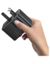 Hurtownia GSM - Adaptor de călătorie USAMS CC310 3xUSB-C 70W 4in1 US/AU/EU/UK negru - USA1233 - {ean13} - Hurt