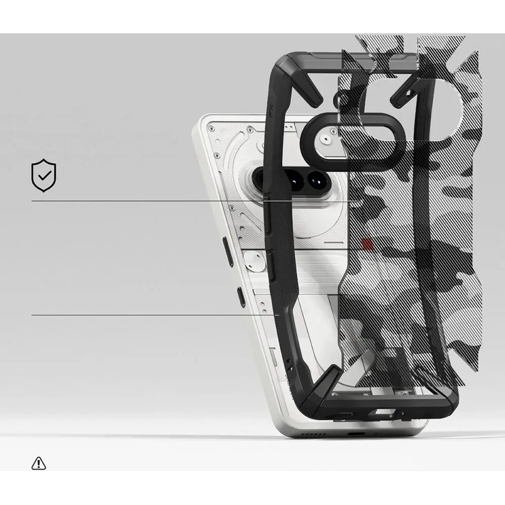 Hurtownia GSM - Ringke Fusion-X Nothing Phone 3a Camo Fekete - RGK11794 - {ean13} - Hurt