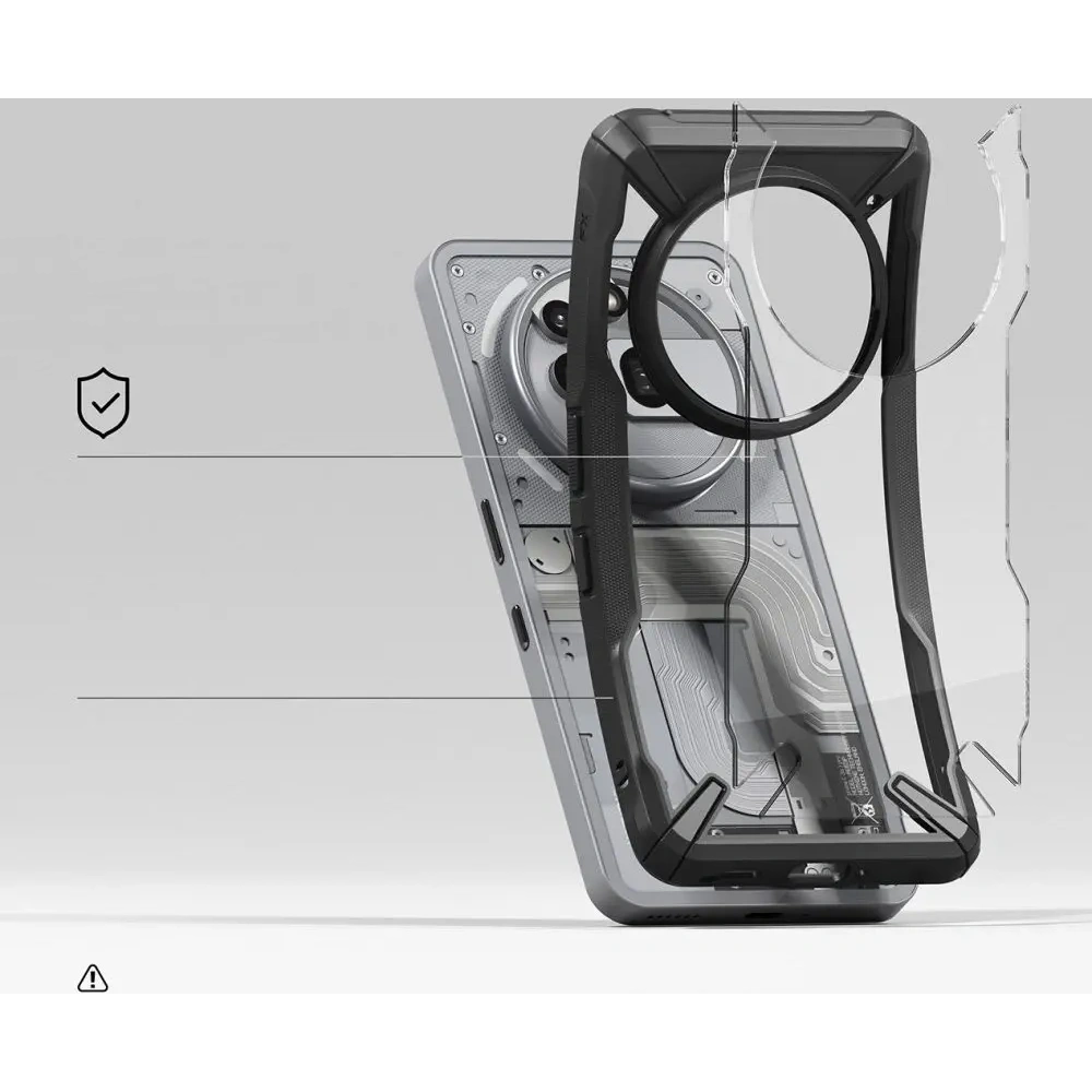 Wholesale Ringke Fusion-X Nothing Phone 3a Pro Black - RGK11795 - {ean13} - Hurt
