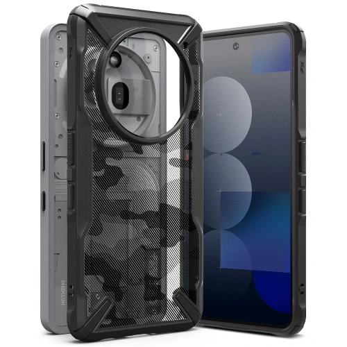 Etui Ringke Fusion-X Nothing Phone 3a Pro Camo Black