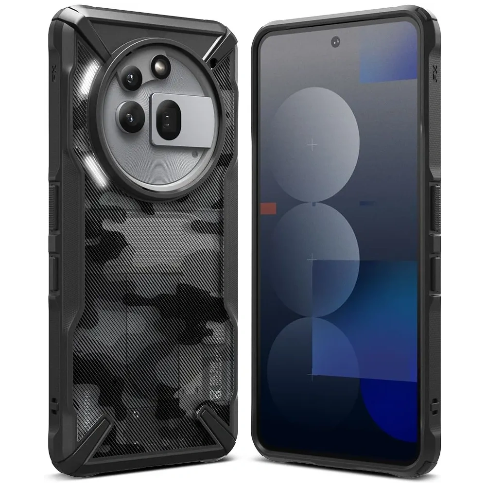 Hurtownia GSM - Ringke Fusion-X Nothing Phone 3a Pro Camo Schwarz - RGK11796 - {ean13} - Hurt