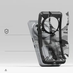 Hurtownia GSM - Ringke Fusion-X Nothing Phone 3a Pro Camo Negru - RGK11796 - {ean13} - Hurt