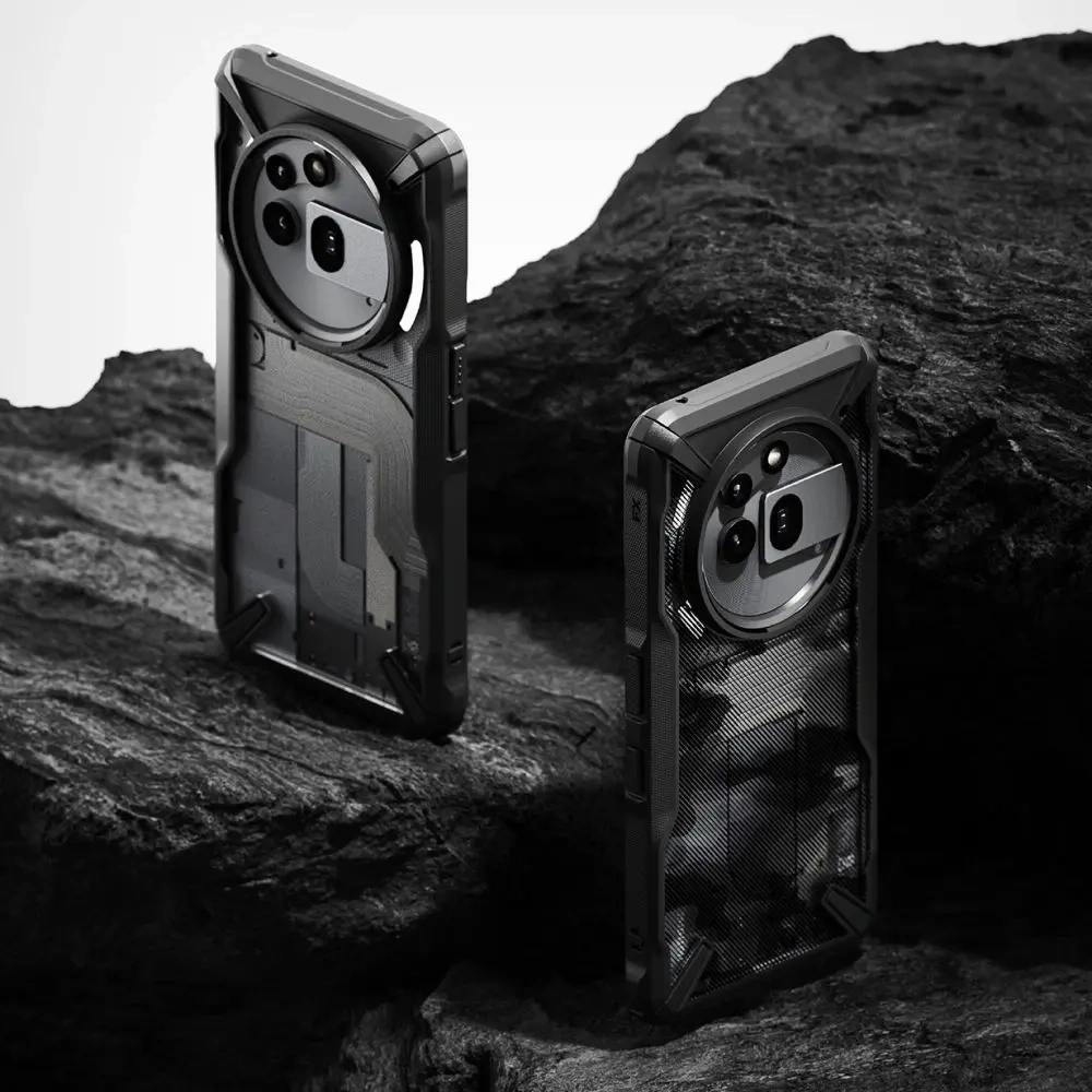 Hurtownia GSM - Ringke Fusion-X Nothing Phone 3a Pro Camo Schwarz - RGK11796 - {ean13} - Hurt