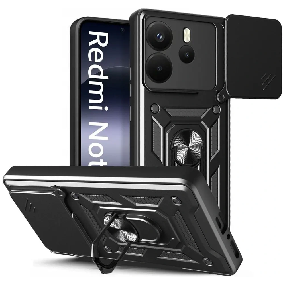 Hurtownia GSM - Etui Tech-Protect Camshield Pro Xiaomi Redmi Note 14 4G / LTE Matte Black - THP4113 - {ean13} - Hurt