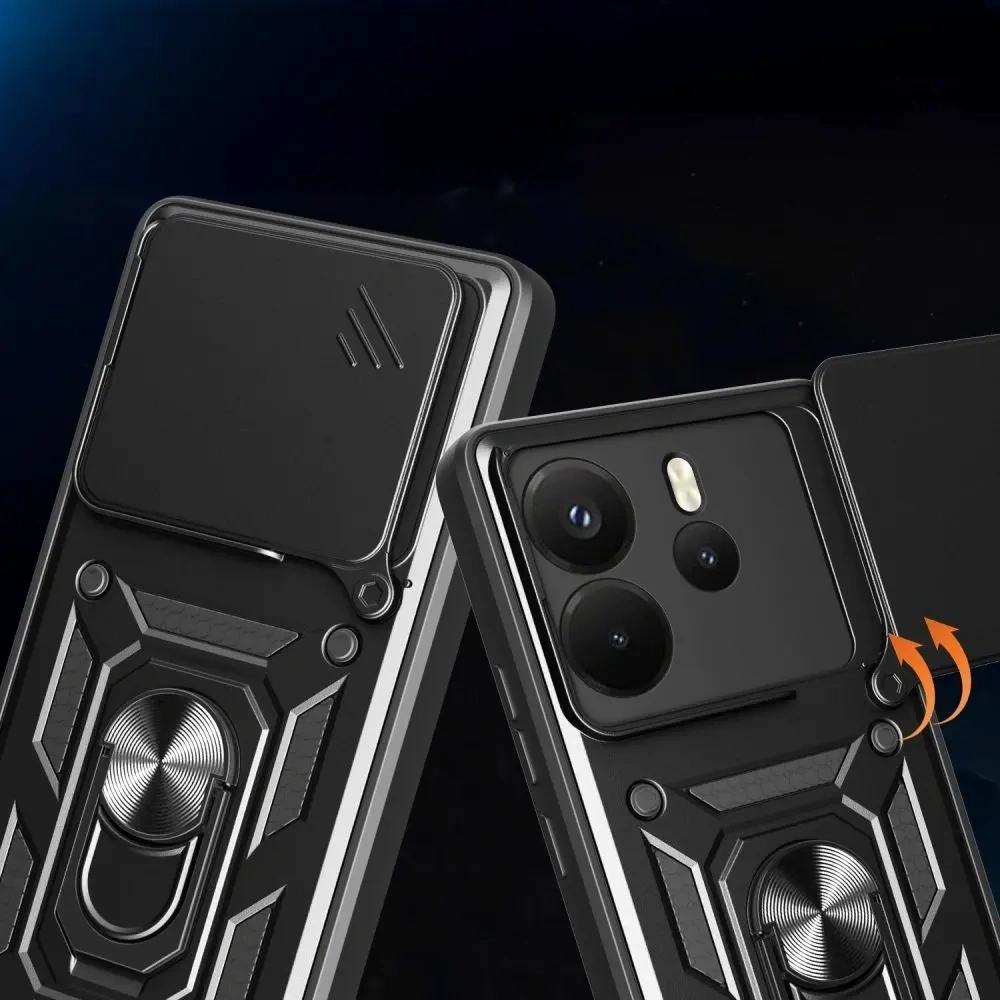 Hurtownia GSM - Etui Tech-Protect Camshield Pro Xiaomi Redmi Note 14 4G / LTE Matte Black - THP4113 - {ean13} - Hurt