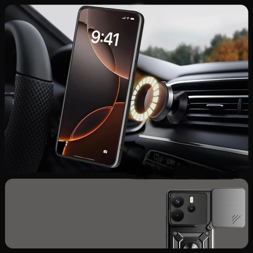 Etui Tech-Protect Camshield Pro Xiaomi Redmi Note 14 4G / LTE Matte Black