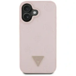 Hurtownia GSM - Guess Jemné horké razítko Pivoňkový trojúhelníkový logo MagSafe Apple iPhone 16 růžový - GUE4525 - {ean13} - Hurt