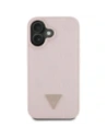 Hurtownia GSM - Guess Grained Hot Stamp Peony Triangle Logo MagSafe Apple iPhone 16 rózsaszín - GUE4525 - {ean13} - Hurt