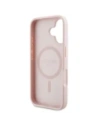 Hurtownia GSM - Guess Grained Hot Stamp Peony Triangle Logo MagSafe Apple iPhone 16 rózsaszín - GUE4525 - {ean13} - Hurt