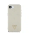 Hurtownia GSM - Guess Geprägtes Heißfolienprägedruck Pfingstrose Dreieckslogo MagSafe Apple iPhone 16e beige - GUE4526 - {ean13} - Hurt
