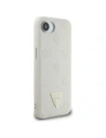 Hurtownia GSM - Guess Geprägtes Heißfolienprägedruck Pfingstrose Dreieckslogo MagSafe Apple iPhone 16e beige - GUE4526 - {ean13} - Hurt