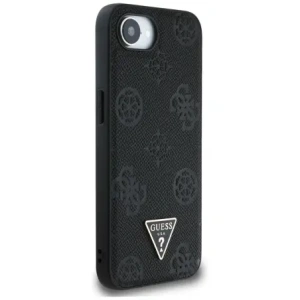 Hurtownia GSM - Guess Grained Hot Stamp Peony Triangle Logo MagSafe Apple iPhone 16e fekete - GUE4527 - {ean13} - Hurt