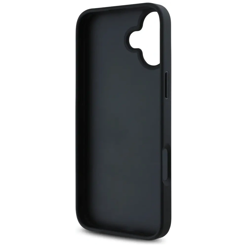 Hurtownia GSM - Guess Trandafiri Texturați Logo-ul Big 4G Apple iPhone 16 negru - GUE4528 - {ean13} - Hurt