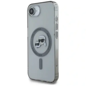 Wholesale Karl Lagerfeld IML Metal Karl & Choupette Heads MagSafe Apple iPhone 16e black - KLD22011 - {ean13} - Hurt