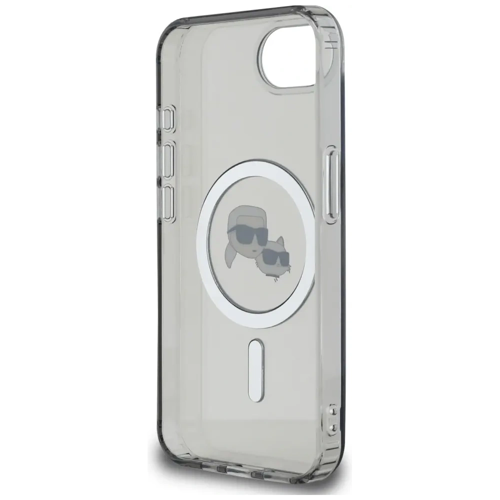 Hurtownia GSM - Karl Lagerfeld IML Metal Karl & Choupette Heads MagSafe Apple iPhone 16e černý - KLD22011 - {ean13} - Hurt