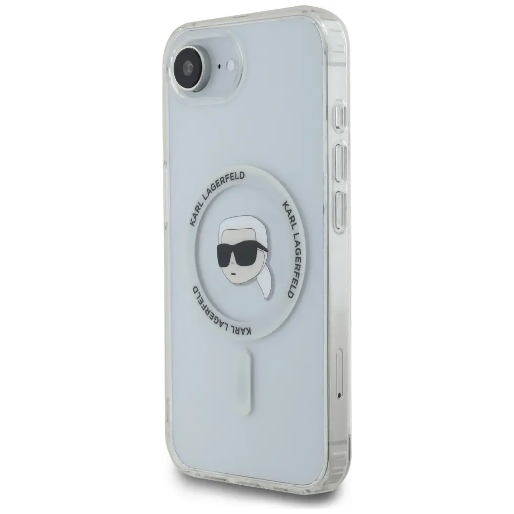 Hurtownia GSM - Karl Lagerfeld IML Metall Karl Kopf MagSafe Apple iPhone 16e weiß - KLD22012 - {ean13} - Hurt