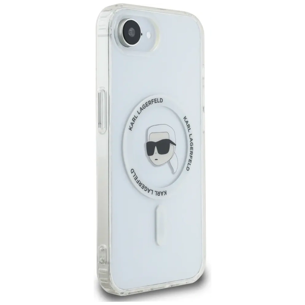 Hurtownia GSM - Karl Lagerfeld IML Metall Karl Kopf MagSafe Apple iPhone 16e weiß - KLD22012 - {ean13} - Hurt