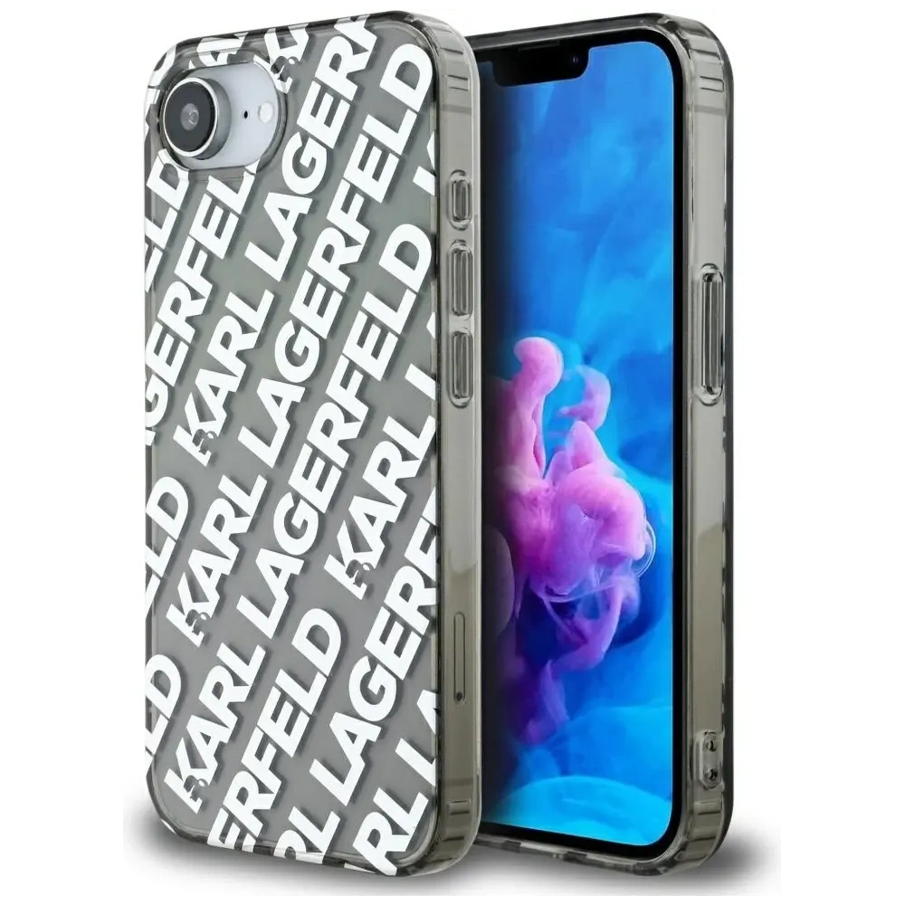 Wholesale Karl Lagerfeld IML Repeat Logo Apple iPhone 16e silver - KLD22013 - {ean13} - Hurt