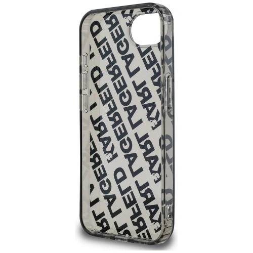 Etui Karl Lagerfeld IML Repeat Logo do Apple iPhone 16e srebrny