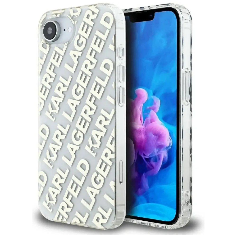 Wholesale Karl Lagerfeld IML Repeat Logo Apple iPhone 16e gold - KLD22014 - {ean13} - Hurt
