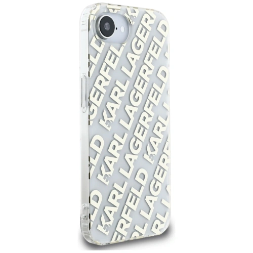 Etui Karl Lagerfeld IML Repeat Logo do Apple iPhone 16e złoty