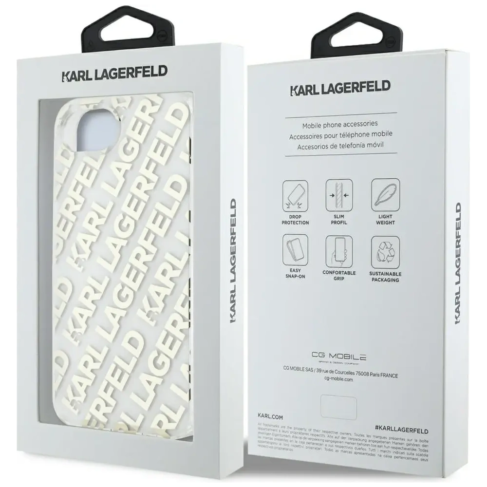 Wholesale Karl Lagerfeld IML Repeat Logo Apple iPhone 16e gold - KLD22014 - {ean13} - Hurt