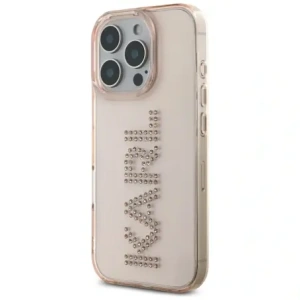 Hurtownia GSM - Karl Lagerfeld Logo cu strasuri IML Apple iPhone 16 Pro Max roz - KLD22015 - {ean13} - Hurt