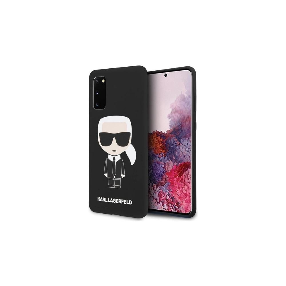 Wholesale Karl Lagerfeld KLHCS62SLFKBK Samsung Galaxy S20 hardcase black Silicone Iconic - KLD291BLK - {ean13} - Hurt