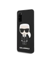 Wholesale Karl Lagerfeld KLHCS62SLFKBK Samsung Galaxy S20 hardcase black Silicone Iconic - KLD291BLK - {ean13} - Hurt