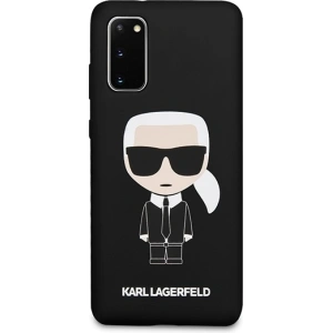 Hurtownia GSM - Etui Karl Lagerfeld KLHCS62SLFKBK Samsung Galaxy S20 hardcase czarny/black Silicone Iconic - KLD291BLK - {ean13} - Hurt